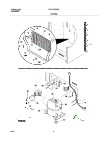 07 - System parts for Frigidaire Refrigerator FRU17B2JW5 from AppliancePartsPros.com