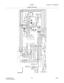23 - Wiring Diagram parts for Frigidaire Refrigerator FSC23F7HB3 from AppliancePartsPros.com