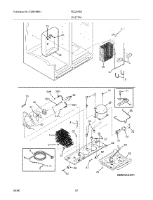 13 - System parts for Frigidaire Refrigerator FSC23R5DSBA from AppliancePartsPros.com