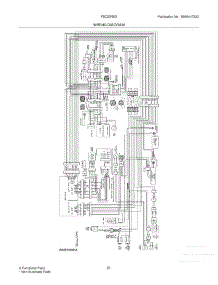 21 - Wiring Diagram parts for Frigidaire Refrigerator FSC23R5DW7 from AppliancePartsPros.com