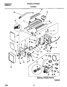 06 - Ice Maker parts for Frigidaire Refrigerator FRT22TGCB0 from AppliancePartsPros.com