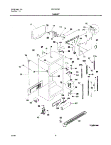 04 - Cabinet parts for Frigidaire Refrigerator FRT22TSEK4 from AppliancePartsPros.com