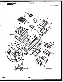 05 - Shelves And Supports parts for Frigidaire Refrigerator FRT24PRAD1 from AppliancePartsPros.com