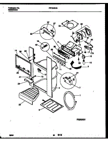 13 - Ice Door, Dispenser And Water Tanks parts for Frigidaire Refrigerator FRT24XHAD1 from AppliancePartsPros.com