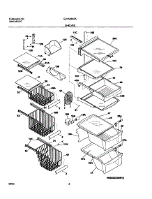 09 - Shleves parts for Frigidaire Refrigerator GLHS280ZAQ6 from AppliancePartsPros.com