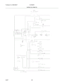 22 - Wiring Schematic parts for Frigidaire Refrigerator GLHS35EHSB1 from AppliancePartsPros.com