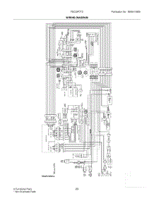 21 - Wiring Diagram parts for Frigidaire Refrigerator FSC23F7TDB1 from AppliancePartsPros.com