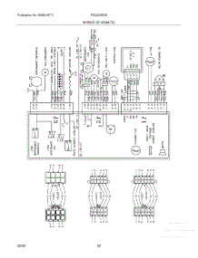 22 - Wiring Schematic parts for Frigidaire Refrigerator FSC23R5DSBN from AppliancePartsPros.com
