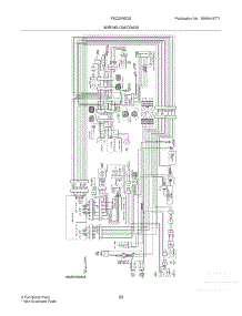23 - Wiring Diagram parts for Frigidaire Refrigerator FSC23R5DSBN from AppliancePartsPros.com