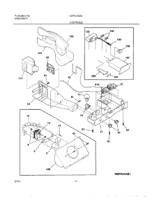 11 - Controls parts for Frigidaire Refrigerator GLHS234ZAW1 from AppliancePartsPros.com