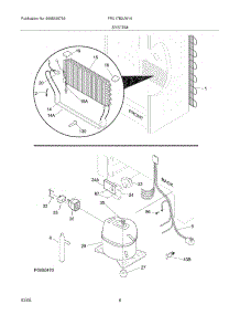 07 - System parts for Frigidaire Refrigerator FRU17B2JW16 from AppliancePartsPros.com