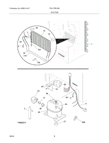 07 - System parts for Frigidaire Refrigerator FRU17B2JW6 from AppliancePartsPros.com