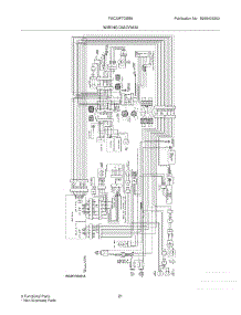 21 - Wiring Diagram parts for Frigidaire Refrigerator FSC23F7DSB9 from AppliancePartsPros.com