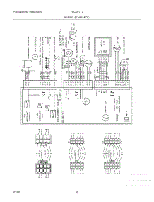22 - Wiring Schematic parts for Frigidaire Refrigerator FSC23F7TDS3 from AppliancePartsPros.com