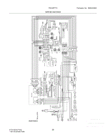 23 - Wiring Diagram parts for Frigidaire Refrigerator FSC23F7TDS3 from AppliancePartsPros.com