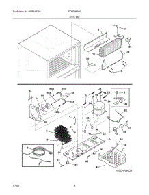 09 - System parts for Frigidaire Refrigerator FTHD18P4KW0 from AppliancePartsPros.com