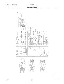 22 - Wiring Schematic parts for Frigidaire Refrigerator GHSC39EEPW0 from AppliancePartsPros.com