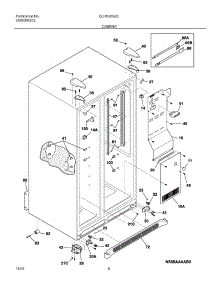 07 - Cabinet parts for Frigidaire Refrigerator GLHS269ZCB3 from AppliancePartsPros.com