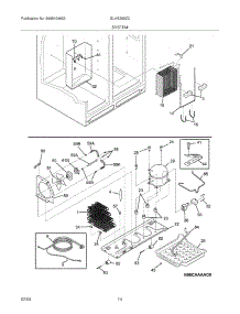 13 - System parts for Frigidaire Refrigerator GLHS269ZCB4 from AppliancePartsPros.com
