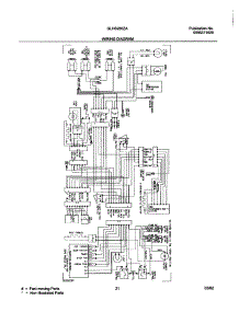 21 - Wiring Diagram parts for Frigidaire Refrigerator GLHS280ZAW3 from AppliancePartsPros.com