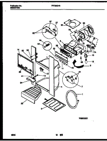 10 - Ice Door, Dispenser And Water Tanks parts for Frigidaire Refrigerator FRT26XHAB1 from AppliancePartsPros.com