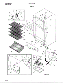 04 - Cabinet parts for Frigidaire Refrigerator FRU17B2JW0 from AppliancePartsPros.com