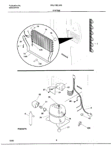 06 - System parts for Frigidaire Refrigerator FRU17B2JW0 from AppliancePartsPros.com