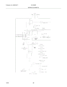 20 - Wiring Schematic parts for Frigidaire Refrigerator GLHS66EEQA from AppliancePartsPros.com