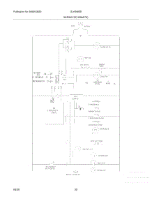 22 - Wiring Schematic parts for Frigidaire Refrigerator GLHS66EEB0 from AppliancePartsPros.com