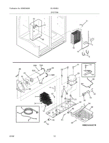 13 - System parts for Frigidaire Refrigerator GLHS66EJW0 from AppliancePartsPros.com