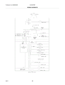 22 - Wiring Schematic parts for Frigidaire Refrigerator GLHS67SEPW0 from AppliancePartsPros.com