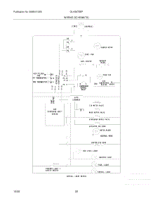 22 - Wiring Schematic parts for Frigidaire Refrigerator GLHS67EEPB4 from AppliancePartsPros.com