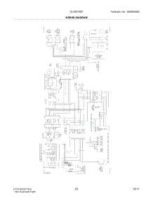 23 - Wiring Diagram parts for Frigidaire Refrigerator GLHS67SEPW0 from AppliancePartsPros.com