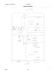 22 - Wiring Schematic parts for Frigidaire Refrigerator GLHS38EEPB0 from AppliancePartsPros.com