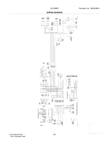 23 - Wiring Diagram parts for Frigidaire Refrigerator GLHS38EEW2 from AppliancePartsPros.com