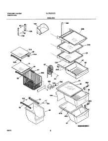09 - Shelves parts for Frigidaire Refrigerator GLHS237ZCW0 from AppliancePartsPros.com
