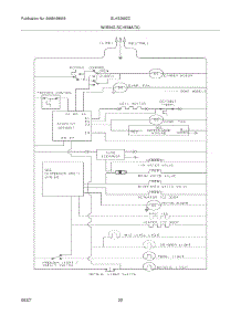 22 - Wiring Schematic parts for Frigidaire Refrigerator GLHS269ZCQ0 from AppliancePartsPros.com