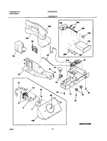11 - Controls parts for Frigidaire Refrigerator GLHS237ZAW5 from AppliancePartsPros.com