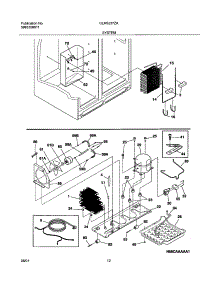13 - System parts for Frigidaire Refrigerator GLHS237ZAQ1 from AppliancePartsPros.com