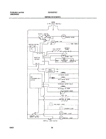 20 - Wiring Schematic parts for Frigidaire Refrigerator GLHS237ZCW1 from AppliancePartsPros.com