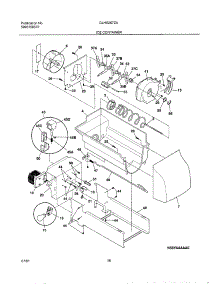 17 - Ice Container parts for Frigidaire Refrigerator GLHS267ZAB0 from AppliancePartsPros.com