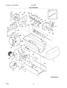 17 - Ice Container parts for Frigidaire Refrigerator GLHS38EESB9 from AppliancePartsPros.com