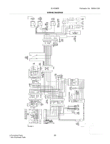 23 - Wiring Diagram parts for Frigidaire Refrigerator GLHS38EEW1 from AppliancePartsPros.com