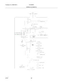 22 - Wiring Schematic parts for Frigidaire Refrigerator GLHS65EHB3 from AppliancePartsPros.com
