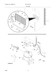 07 - System parts for Frigidaire Refrigerator FRU17G4JW12 from AppliancePartsPros.com