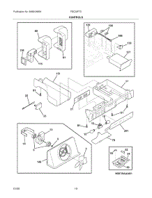 11 - Controls parts for Frigidaire Refrigerator FSC23F7DB1 from AppliancePartsPros.com