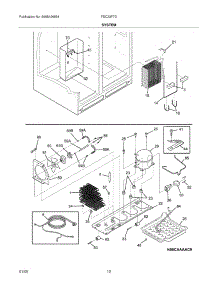13 - System parts for Frigidaire Refrigerator FSC23F7DB1 from AppliancePartsPros.com