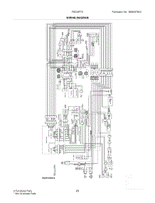 23 - Wiring Diagram parts for Frigidaire Refrigerator FSC23F7DB4 from AppliancePartsPros.com