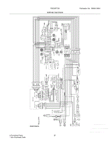21 - Wiring Diagram parts for Frigidaire Refrigerator FSC23F7DSB1 from AppliancePartsPros.com