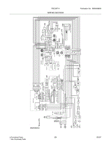 23 - Wiring Diagram parts for Frigidaire Refrigerator FSC23F7HB1 from AppliancePartsPros.com
